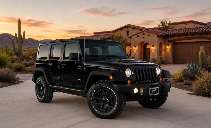 Jeep after professional detailing